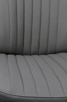 Set Sitzbezüge bis Bj. 84 + Rückbank starr + Gurte für Mercedes SL 107 Grau