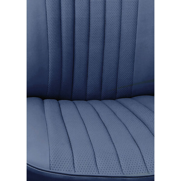 Set Sitzbezüge bis Bj. 84 + Rückbank klappbar + Gurte für Mercedes SL 107 Blau