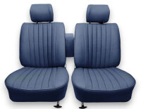 Set Sitzbezüge bis Bj. 84 + Rückbank klappbar + Teppichsatz für Mercedes SL 107 Blau