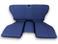 Set Sitzbezüge bis Bj. 84 + Rückbank klappbar + Teppichsatz für Mercedes SL 107 Blau