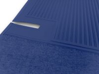 Set Sitzbezüge bis Bj. 84 + Rückbank klappbar + Teppichsatz für Mercedes SL 107 Blau