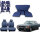 Set Sitzbezüge bis Bj. 84 + Rückbank klappbar + Teppichsatz für Mercedes SL 107 Blau
