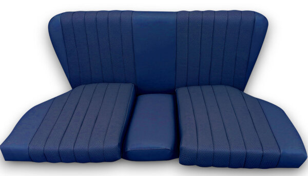 Set Sitzbezüge bis Bj. 84 + Rückbank starr für Mercedes SL 107 Blau