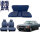 Set Sitzbezüge bis Bj. 84 + Rückbank starr + Teppichsatz für Mercedes SL 107 Blau