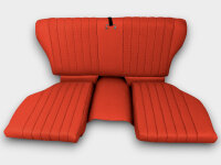 Set Sitzbezüge bis Bj. 84 + Rückbank klappbar für Mercedes SL 107 Rot