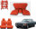 Set Sitzbezüge bis Bj. 84 + Rückbank klappbar + Teppichsatz für Mercedes SL 107 Rot