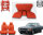 Set Sitzbezüge bis Bj. 84 + Rückbank klappbar + Teppichsatz + Gurte für Mercedes SL 107 Rot