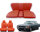Set Sitzbezüge ab Bj. 85 + Rückbank starr für Mercedes SL 107 Rot