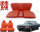 Set Sitzbezüge bis Bj. 84 + Rückbank starr + Teppichsatz für Mercedes SL 107 Rot
