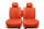 Set Sitzbezüge ab Bj. 85 + Rückbank starr + Teppichsatz für Mercedes SL 107 Rot