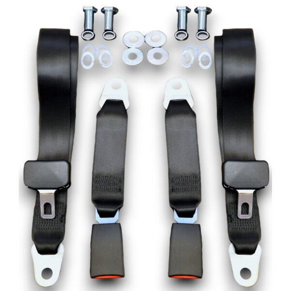 Set Sitzbezüge ab Bj. 85 + Rückbank klappbar + Teppichsatz + Gurte für Mercedes SL 107 Dunkelrot