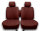 Set Sitzbezüge ab Bj. 85 + Rückbank starr + Teppichsatz + Gurte für Mercedes SL 107 Dunkelrot