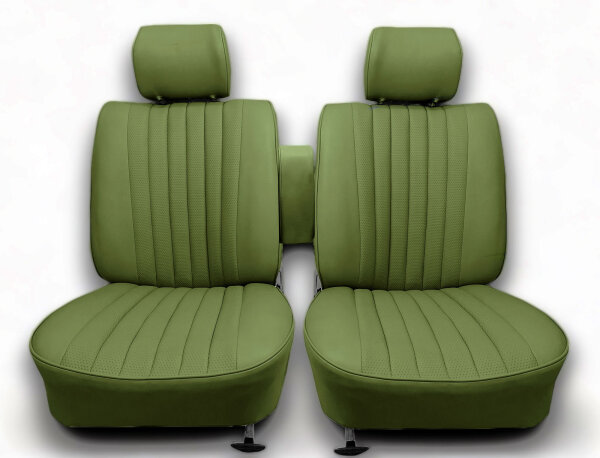 Set Sitzbezüge bis Bj. 84 + Rückbank starr für Mercedes SL 107 Grün