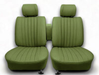Set Sitzbezüge bis Bj. 84 + Rückbank starr für Mercedes SL 107 Grün