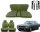 Set Sitzbezüge ab Bj. 85 + Rückbank starr + Gurte für Mercedes SL 107 Grün