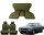 Set Sitzbezüge bis Bj. 84 + Rückbank klappbar für Mercedes SL 107 Dunkelgrün
