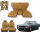 Set Sitzbezüge ab Bj. 85 + Rückbank klappbar + Teppichsatz für Mercedes SL 107 Dattel