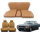 Set Sitzbezüge bis Bj. 84 + Rückbank starr für Mercedes SL 107 Dattel