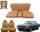 Set Sitzbezüge ab Bj. 85 + Rückbank starr + Teppichsatz für Mercedes SL 107 Dattel