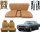 Set Sitzbezüge ab Bj. 85 + Rückbank starr + Teppichsatz + Gurte für Mercedes SL 107 Dattel