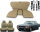 Set Sitzbezüge ab Bj. 85 + Rückbank klappbar + Gurte für Mercedes SL 107 Beige