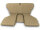 Set Sitzbezüge bis Bj. 84 + Rückbank klappbar + Teppichsatz + Gurte für Mercedes SL 107 Beige