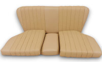 Set Sitzbezüge ab Bj. 85 + Rückbank starr + Teppichsatz + Gurte für Mercedes SL 107 Beige
