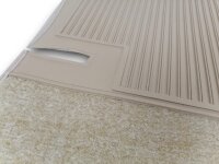 Set Sitzbezüge ab Bj. 85 + Rückbank starr + Teppichsatz + Gurte für Mercedes SL 107 Beige