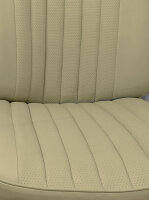 Set Sitzbezüge bis Bj. 84 + Rückbank klappbar für Mercedes SL 107 Pergament