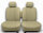 Set Sitzbezüge ab Bj. 85 + Rückbank klappbar für Mercedes SL 107 Pergament