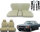 Set Sitzbezüge bis Bj. 84 + Rückbank starr + Gurte für Mercedes SL 107 Pergament