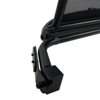 Windschott passend für Alfa Romeo Spider 916 Aluminium in schwarz