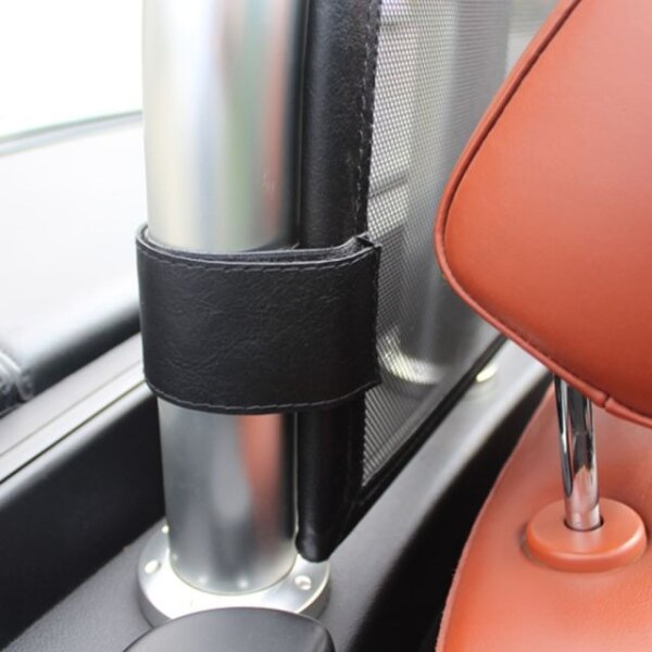 Windschott gebogen passend für Audi TT 8N in schwarz
