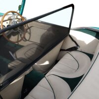 Windschott passend für Austin Healey 3000 BJ7 BJ8 in schwarz