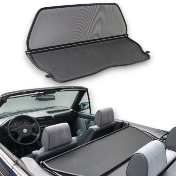 Windschott original design passend für BMW E30 3 Serie in schwarz