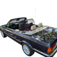 Windschott original design passend für BMW E30 3 Serie in schwarz