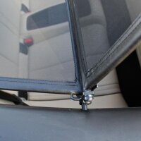 Windschott passend für BMW F33 4 Serie in schwarz