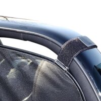 Windschott Einzelrahmen passend für Chrysler PT Cruiser in schwarz