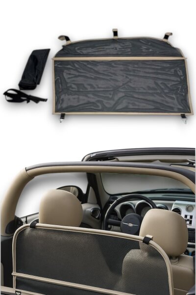 Windschott Einzelrahmen passend für Chrysler PT Cruiser in beige