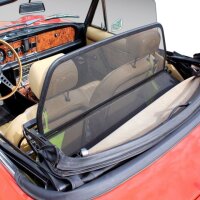 Windschott passend für Fiat 124 Spider in schwarz