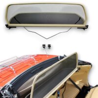 Windschott passend für Fiat 124 Spider in beige