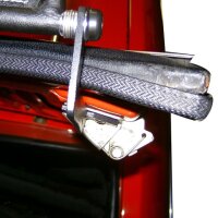 Windschott passend für Fiat 850 Spider in schwarz