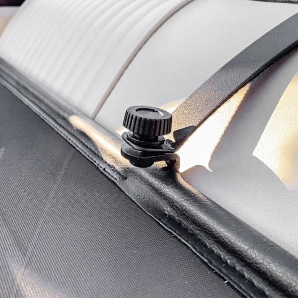 Windschott passend für Ford Mustang 1 Series 123 in schwarz