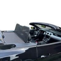 Windschott Spiegeldesign passend für Ford Mustang 6 7 in schwarz