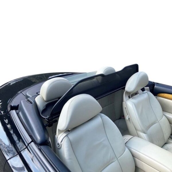 Windschott Spiegeldesign passend für Lexus SC430 in schwarz