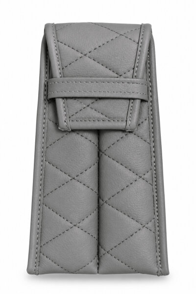 Tasche Etui für Verdeckhebel Verdeckgriffe für Mercedes SL R107 grau