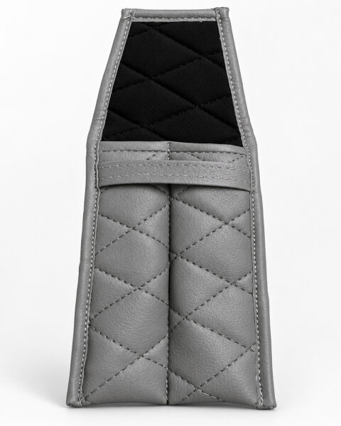 Tasche Etui für Verdeckhebel Verdeckgriffe für Mercedes SL R107 grau