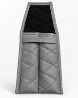 Tasche Etui für Verdeckhebel Verdeckgriffe für Mercedes SL R107 grau