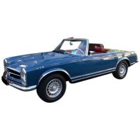 Windschott passend für Mercedes-Benz W113 Pagode SL - Klasse in rot