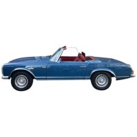 Windschott passend für Mercedes-Benz W113 Pagode SL - Klasse in rot